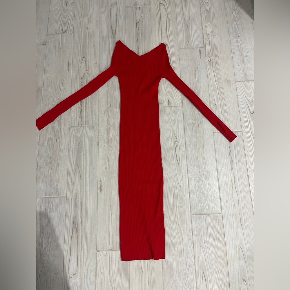 Red dress